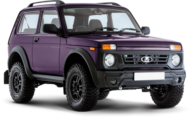 Lada 4x4 Bronto в цвете purple