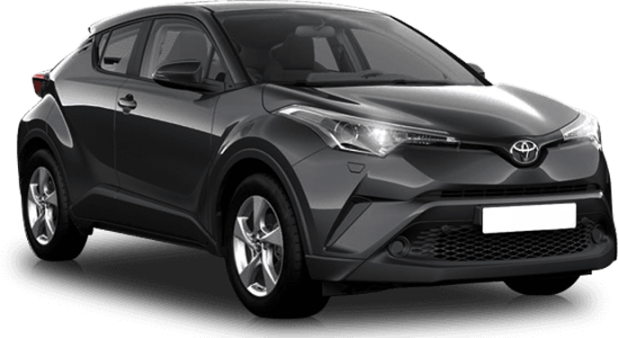 Toyota CH-R в цвете темно-серый металлик (1g3)