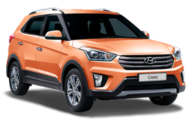 Hyundai Creta 2016 в цвете Оранжевый