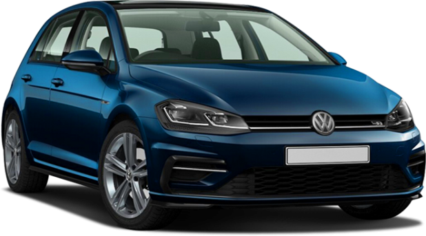 Volkswagen Golf в цвете horizon blue (bbl)