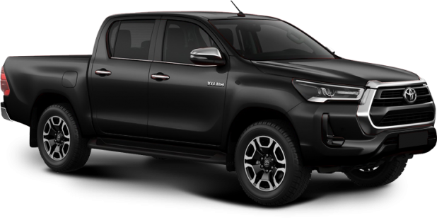Toyota Hilux в цвете чёрный металлик