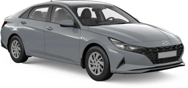 Hyundai New Elantra в цвете серый electric shadow