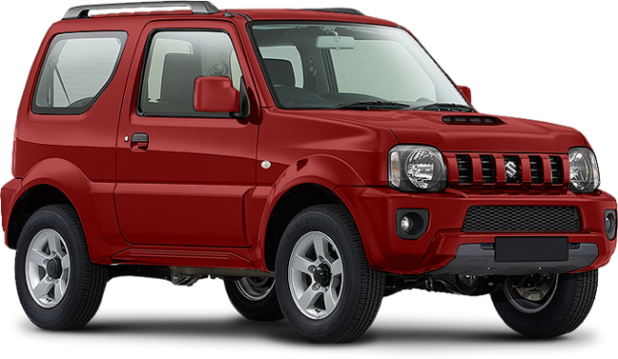 Suzuki Jimny в цвете red