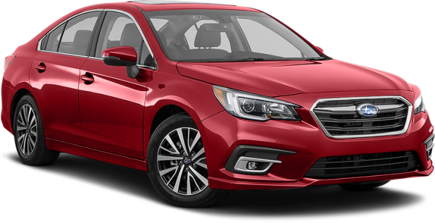 Subaru Legacy в цвете crimson red pearl