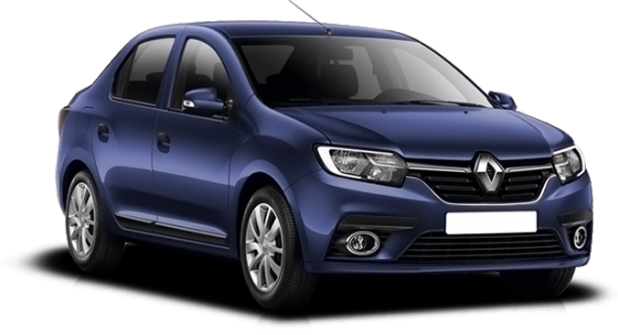 Renault New Logan в цвете синий сапфир