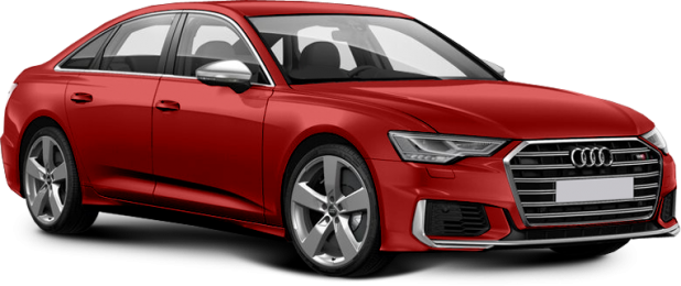 Audi S6 в цвете красный металлик (tango red)