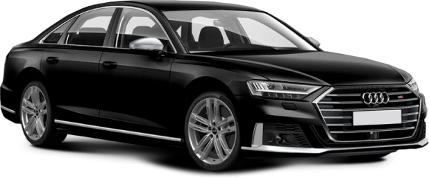 Audi S8 в цвете чёрный металлик (mythos black)