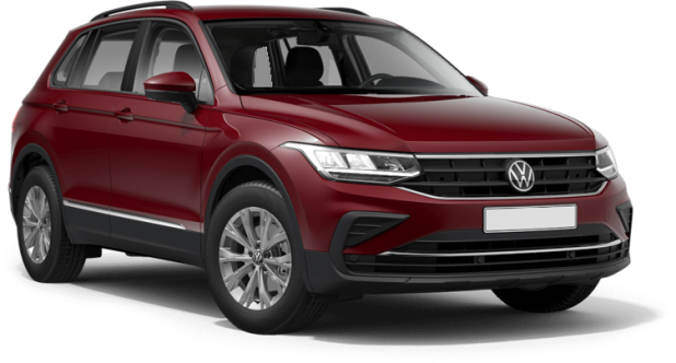 Volkswagen Tiguan New в цвете красный