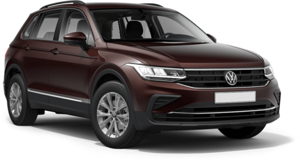 Volkswagen Tiguan New в цвете темно-коричневый