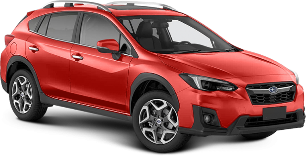 Subaru XV в цвете pure red
